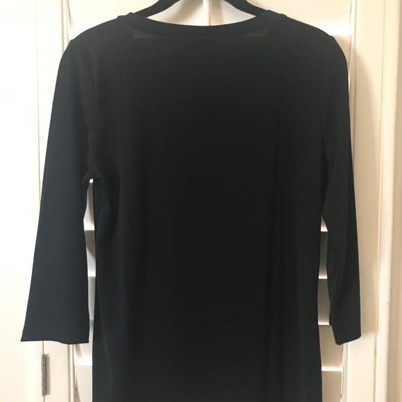 Ann Taylor Outlet NWT Black Top Size S - Picture 3 of 4
